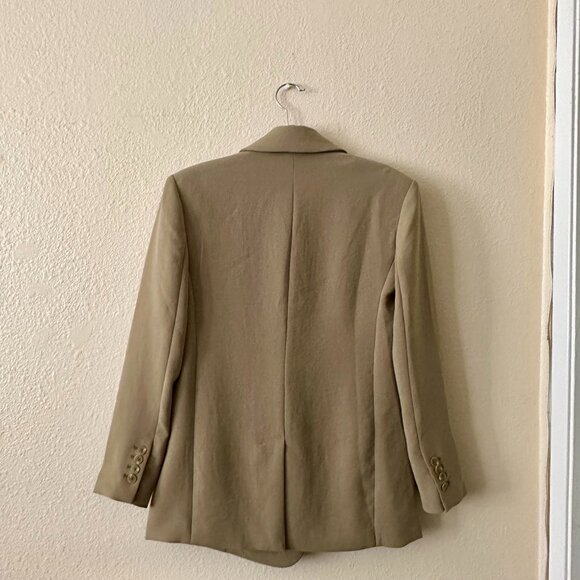 NWT Express Oversized Boyfriend Blazer - Olive - Picture 2 of 5